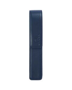 This is the Midnight Blue Single Leather Pen Pouch created by Cross Pens.
