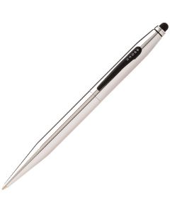 This Chrome Tech 2 Ballpoint Pen with Stylus was designed by Cross. 