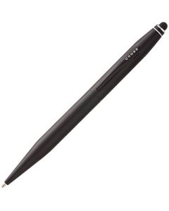 This Satin Black Tech 2 Ballpoint Pen with Stylus was designed by Cross. 