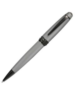 This Cross Bailey Matte Gunmetal Grey Ballpoint Pen features a twist closure and a smooth nib for a flawless writing experience.