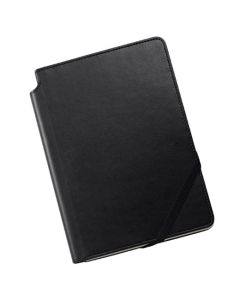 This Cross Medium Lined Black Leather Journal has a space to keep a pen safely inside the cover so you can easily have access.