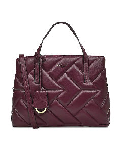 Radley Dukes Place Burgundy Quilted Leather Grab Bag