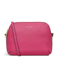 Dukes Place Coulis Pink Leather Cross Body Bag