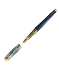 This Dupont Fountain Pen is part of the Monet collection and limnited to 1872 pieces.