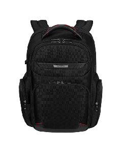 This Samsonite Pro-DLX 6 Expandable Backpack 15.6" is made with ballistic nylon in black and is water resistant. 
