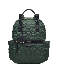Finsbury Park Green Flower Quilt Backpack
