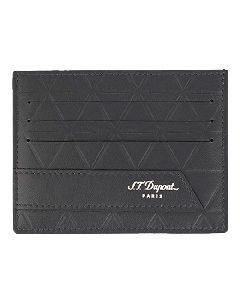 S. T. Dupont Firehead Black Soft Leather 6CC Card Holder