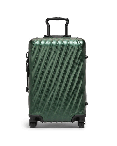 This 19 Degree Aluminium Forest Green International Carry-On by TUMI is made with aluminium. 