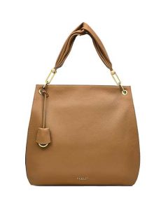 This brown leather ladies handbag is part of the Radley Cuba Street range. 