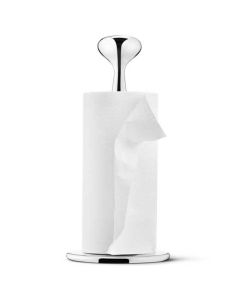 The Georg Jensen Alfredo stainless steel kitchen roll holder.