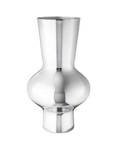This is the Georg Jensen Stainless Steel Alfredo Large Vase.
