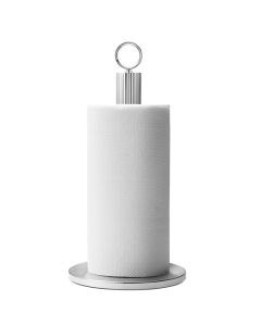 This is the Georg Jensen Stainless Steel Bernadotte Kitchen Roll Holder.