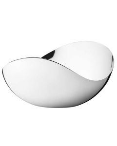 The Georg Jensen Bloom large tall stainless steel bowl.