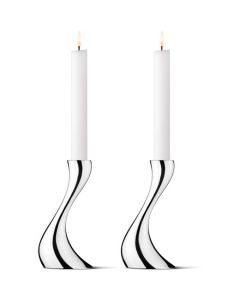 Georg Jensen Small Cobra Candle Holders.