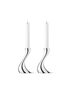 Cobra Pair of Small Candle Holders