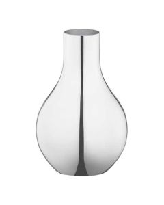 The Georg Jensen stainless steel extra small Cafu vase.