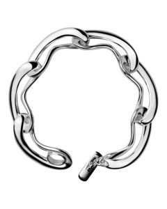 The sterling silver Georg Jenson Infinity bracelet.