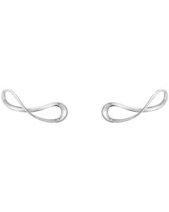These are the Georg Jensen Sterling Silver Infinity Ear Cuffs.