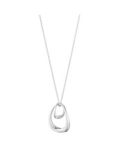 This is the Georg Jensen Sterling Silver Offspring Interlocked Pendant.