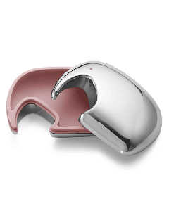 The Strawberry Blush Elephant Keepsake Box by Georg Jensen has a silicone interior. 