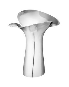 This is the Georg Jensen Stainless Steel Bloom Botanica Large Vase. 