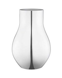 The Georg Jensen stainless steel medium Cafu vase.