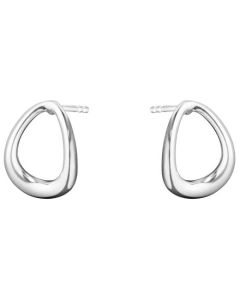 These are the Georg Jensen Sterling Silver Offspring Earstuds.