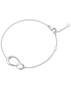 This is the Georg Jensen Sterling Silver Offspring Interlocking Bracelet.