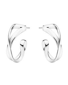 These are the Georg Jensen Sterling Silver Infinity Earhoops.