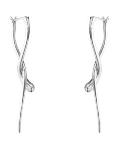 These are the Georg Jensen Sterling Silver Mercy Dangle Earrings.