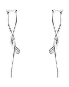 These are the Georg Jensen Sterling Silver Mercy Dangle Earrings.