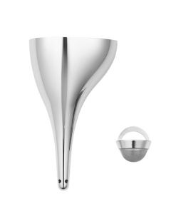 This is the Georg Jensen Stainless Steel SKY Aerating Funnel with Filter. 