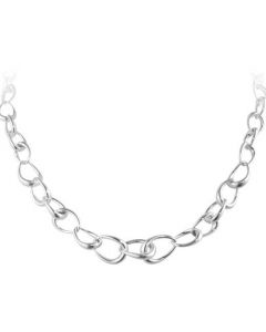 Sterling Silver Offspring Interlocked Necklace