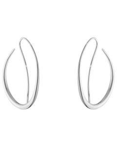 These are the Georg Jensen Sterling Silver Offspring Double Earhoops.