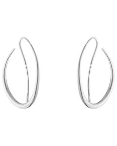 These are the Georg Jensen Sterling Silver Offspring Double Earhoops.