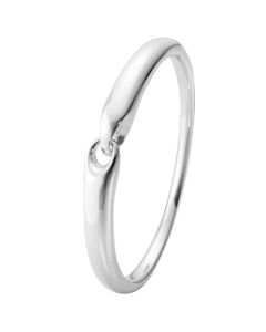 Sterling Silver Reflect Bangle designed by Georg Jensen.