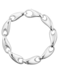 Sterling Silver Reflect Bracelet designed by Georg Jensen.