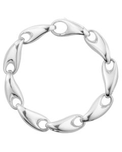 Sterling Silver Reflect Bracelet designed by Georg Jensen.