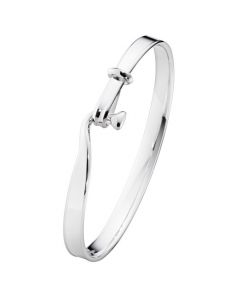 This is the Georg Jensen Sterling Silver Torun Bangle.
