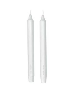 Georg Jensen Tall White Candles - made from paraffin wax, and have a calm, long-lasting burning life.