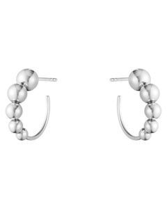 Sterling Silver Moonlight Grapes Hoop Earrings