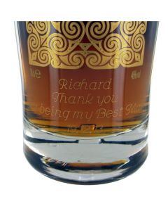 Wheelers Luxury Gifts specialise in engraving onto bottles.