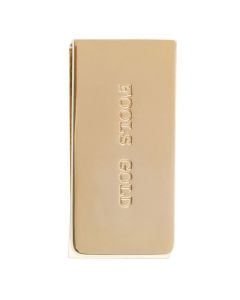 The Paul Smith 'Fools Gold' silver money clip.