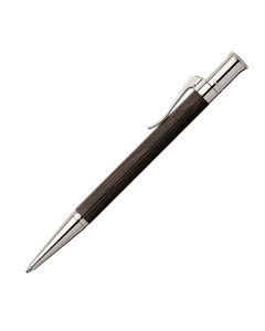 Graf von Faber-Castell Classic Grenadilla Wood and Platinum Plated Ballpoint Pen.