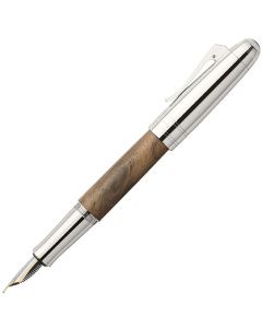 This Walnut Wood Magnum Series Fountain Pen is designed by Graf von Faber-Castell. 
