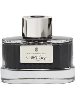 This is the Graf von Faber-Castell Stone Grey 75ml Ink Bottle.