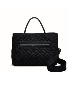 This Radley Holland Park Quilt Black Medium Grab Bag is made out of recycled polyester that would have otherwise gone into landfill. 
