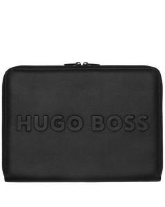 This Black A4 Label Conference Folder is designed by Hugo Boss. 
