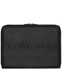 This Black A4 Label Conference Folder is designed by Hugo Boss. 