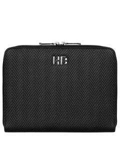 This Black A5 Herringbone Conference Folder is designed by Hugo Boss. 